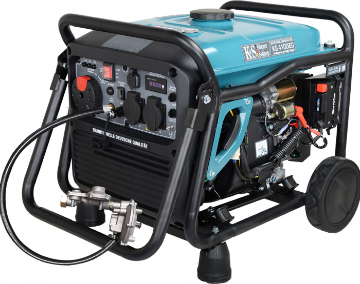 GENERATOR DE CURENT 4 KW INVERTER - HIBRID (GPL + BENZINA) - KONNER & SOHNEN - KS-4100IEG [5]