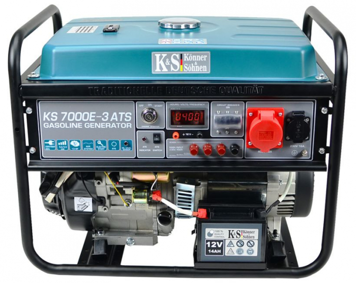Generator de curent 5.5 kW benzina PRO - Konner & Sohnen - KS-7000E-3-ATS [1]