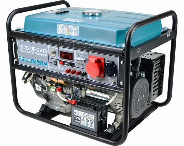 Generator de curent 5.5 kW benzina PRO - Konner & Sohnen - KS-7000E-3-ATS [3]