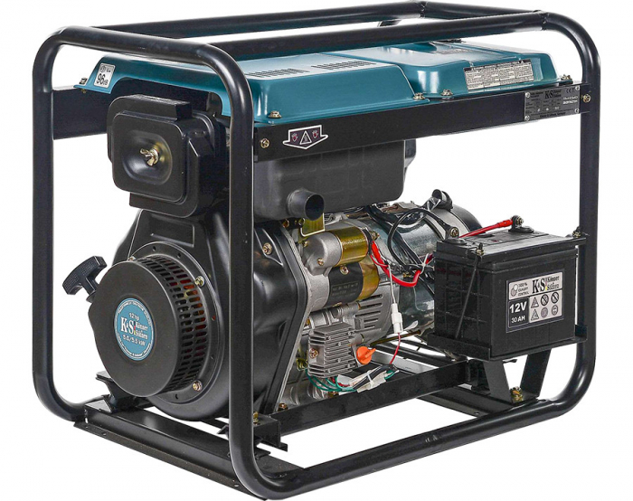 Generator de curent 5.5 kW diesel - Heavy Duty - Konner & Sohnen - KS-6100DE-HD [4]