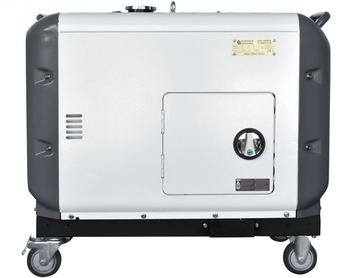 Generator de curent 7.0 kW diesel - Heavy Duty - insonorizat - Konner & Sohnen - KS-9300DE-ATSR-Super-Silent din gama de generatoare de curent portabile [5]