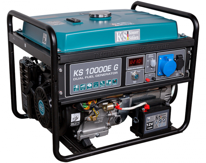 Generator de curent 8 kW HIBRID (GPL + Benzina) - Konner & Sohnen - KS-10000E-G [3]