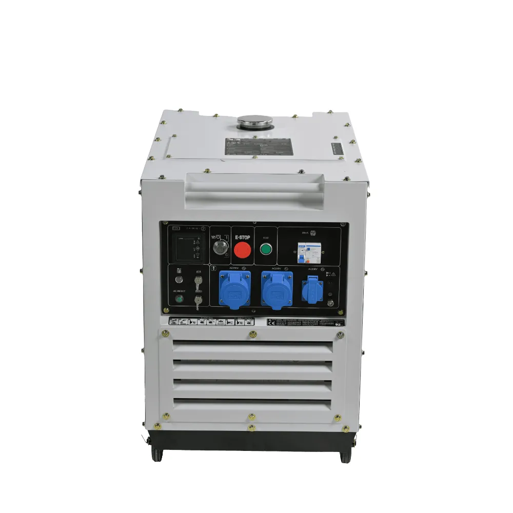 Generator de curent inverter monofazat cu motor diesel Hyundai DHY-9000SEi, putere 6.5 KW, motor 12 CP [3]