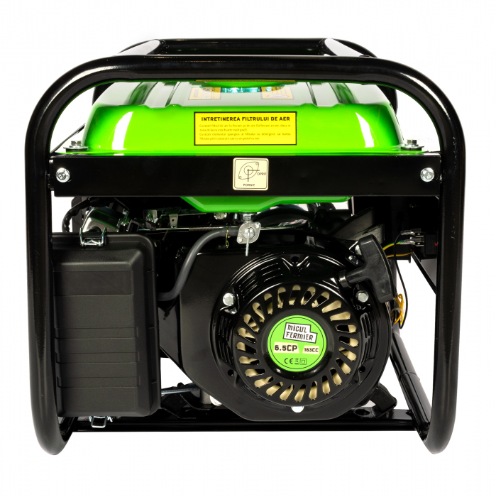 Generator de curent Micul Fermier GF-1329, 2200W, stabilizator tensiune AVR, monofazat, benzina, alerta nivel ulei, protectie suprasarcina, autonomie 6 ore, 2 ulei motor 0.6L [9]