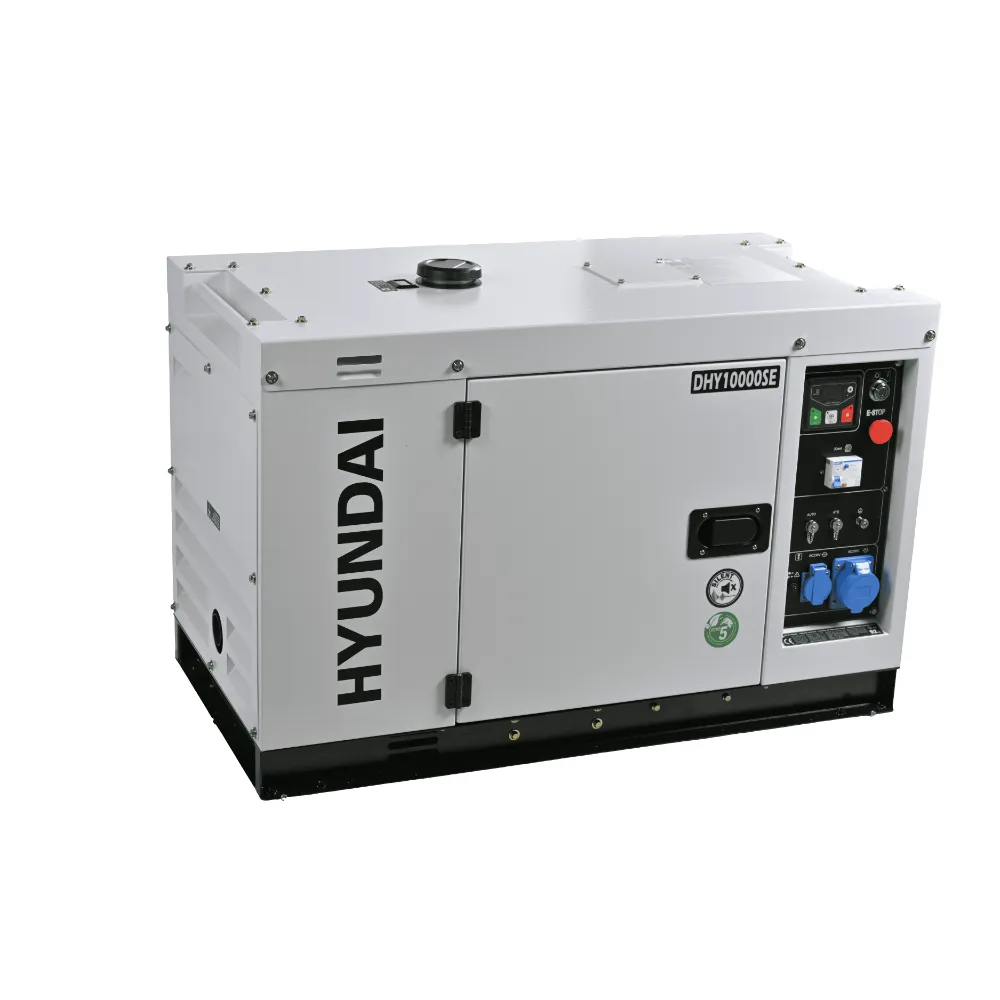 Generator de curent monofazat cu motor diesel Hyundai DHY-10000SE, 8.5 KW, putere motor 14.4 CP [3]