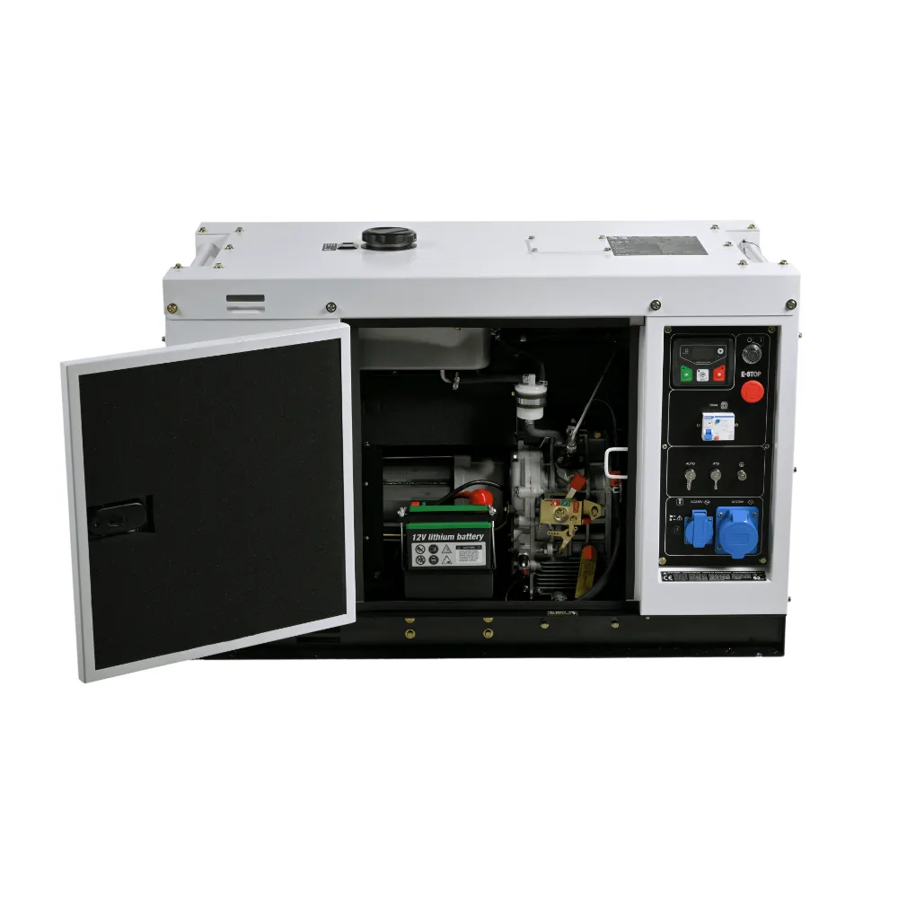 Generator de curent monofazat cu motor diesel Hyundai DHY-10000SE, 8.5 KW, putere motor 14.4 CP [6]