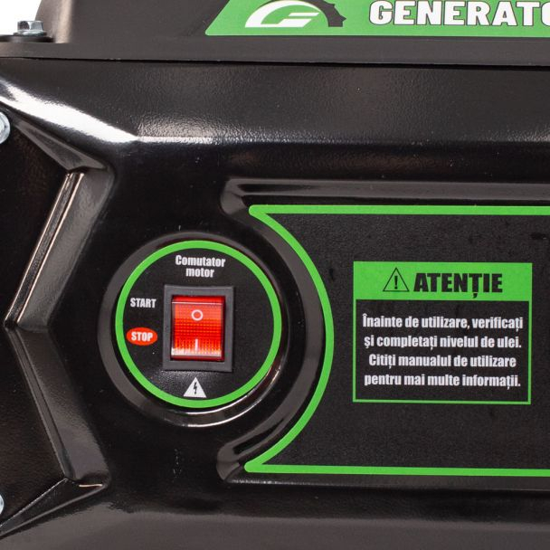 Generator de curent pe benzina Greenfield G-EC3100, portabil, monofazat, putere 2.3 kVA [9]