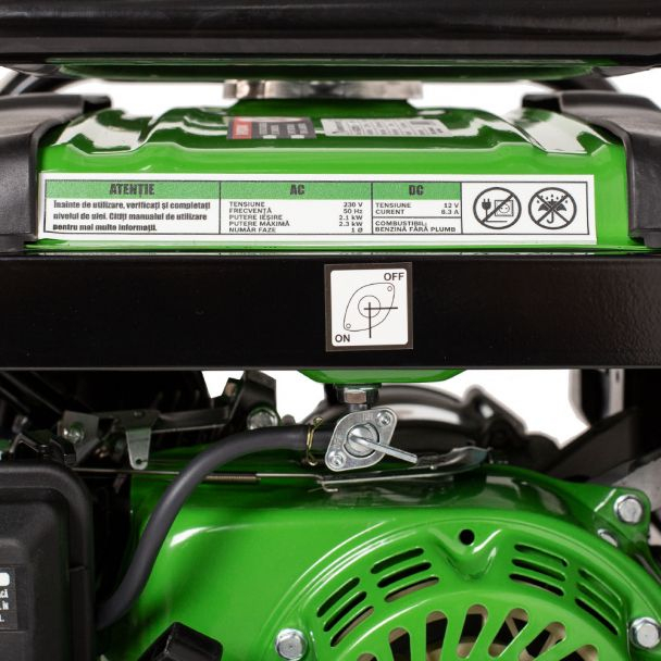 Generator de curent pe benzina Greenfield G-EC3100, portabil, monofazat, putere 2.3 kVA [6]