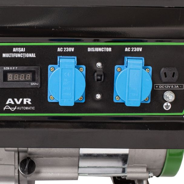 Generator de curent pe benzina Greenfield G-EC3600P, portabil, monofazat, putere 2.4 kVA, bobinaj alternator cupru [8]