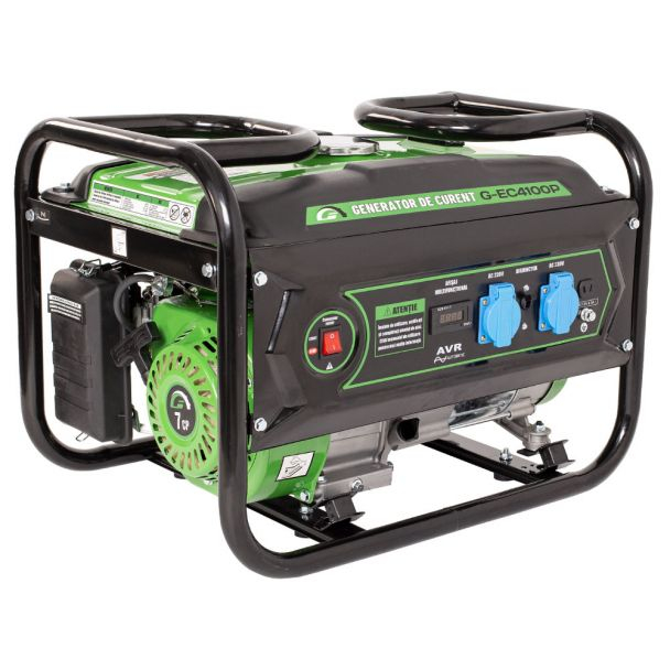 Generator de curent pe benzina Greenfield G-EC4100P, portabil, monofazat, 3 kVA, bobinaj alternator cupru [3]