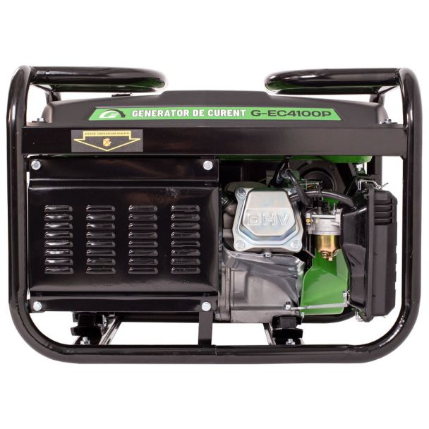 Generator de curent pe benzina Greenfield G-EC4100P, portabil, monofazat, 3 kVA, bobinaj alternator cupru [11]