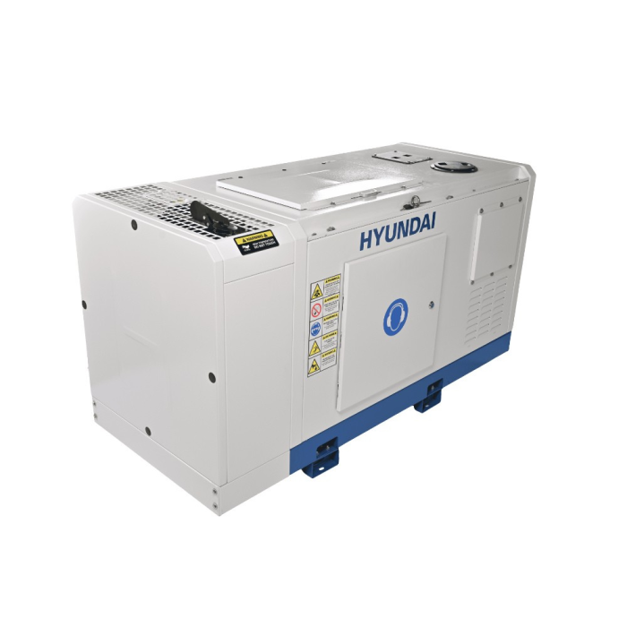 Generator de curent trifazat cu motor diesel, 4 timpi de 13 kW, HYUNDAI DHY15L [2]