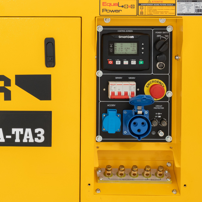 Generator de curent trifazat cu motor diesel insonorizat Stager YDE15000TA-TA3, 11.5 kW, DualPower 230-400V, diesel, pornire electrica, tensiune 380 / 220 V [11]