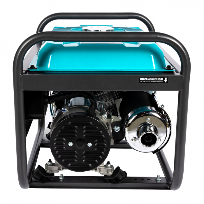 Generator Detoolz 2.5kW, 6.5CP, Benzină, 196CC, 15L, 4T, IP23, 2 Prize 230V, Portabil, Pornire Manuală [20]