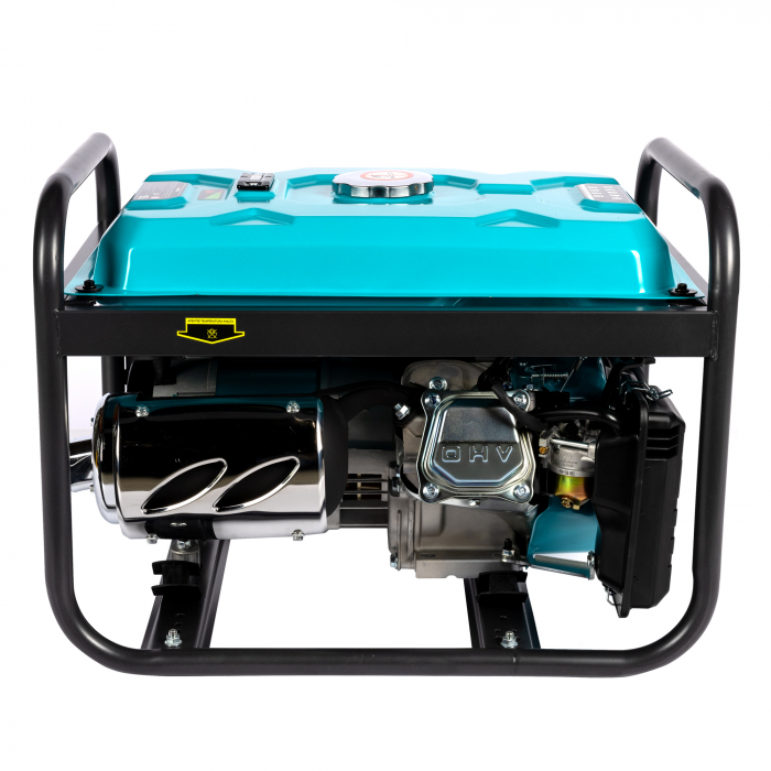 Generator Detoolz 2.5kW, 6.5CP, Benzină, 196CC, 15L, 4T, IP23, 2 Prize 230V, Portabil, Pornire Manuală [23]