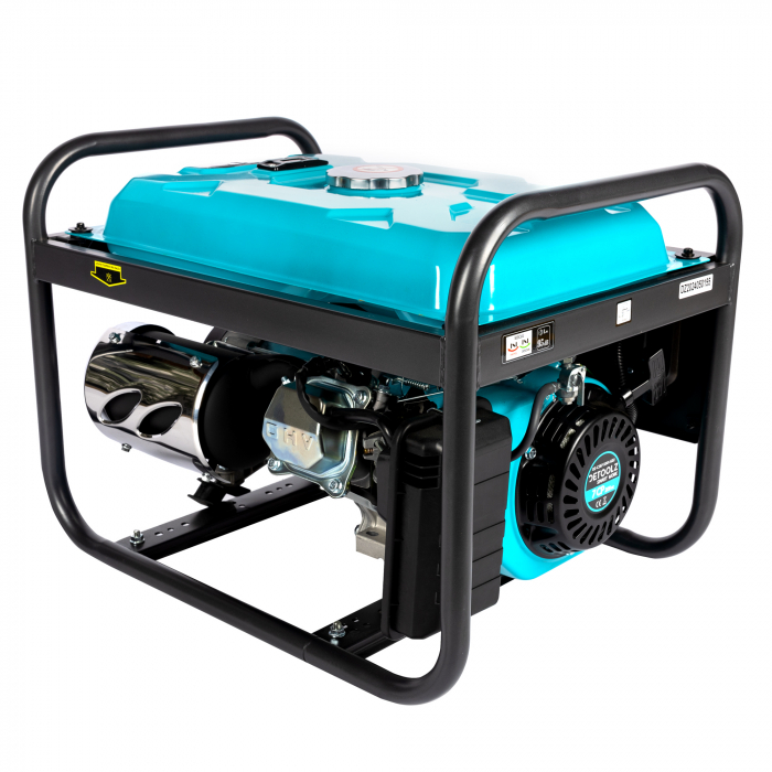 Generator Detoolz 3kW, 7CP, Benzină, 208CC, 2800W, Rezervor 15L, pornire la buton, 4T OHV, IP23 [3]