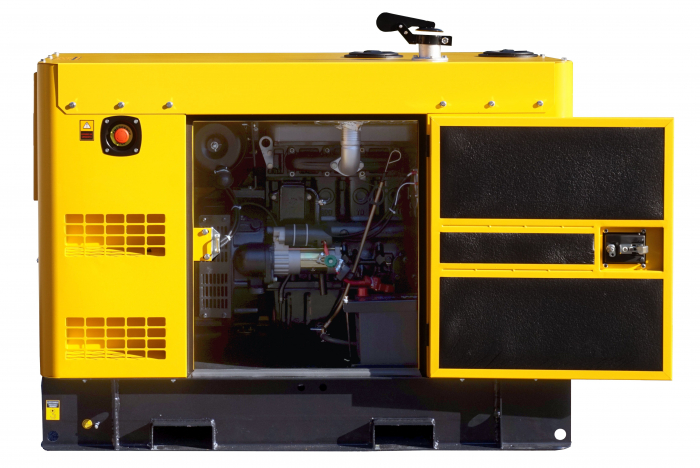 Generator insonorizat 18kVA, 23A, 1500rpm, trifazat, diesel [4]