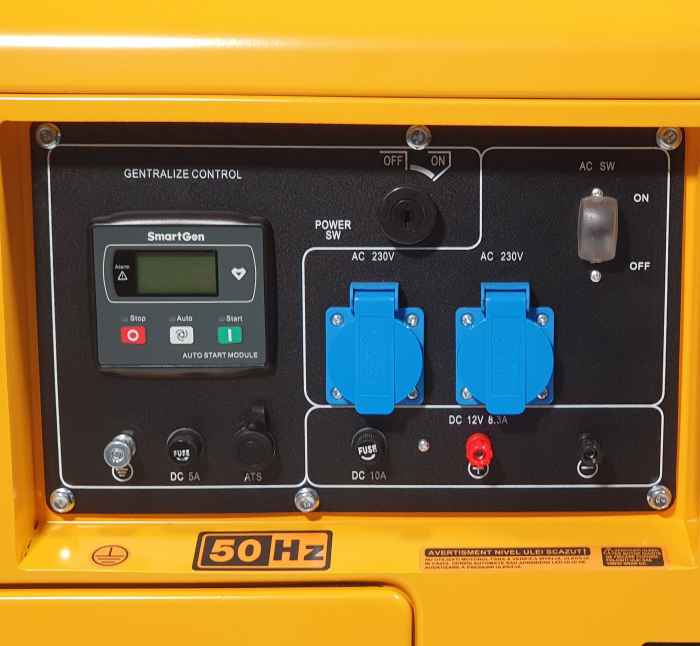 Generator insonorizat diesel monofazat 5kW, 20A, 3000rpm, Stager YDE7000TD [3]