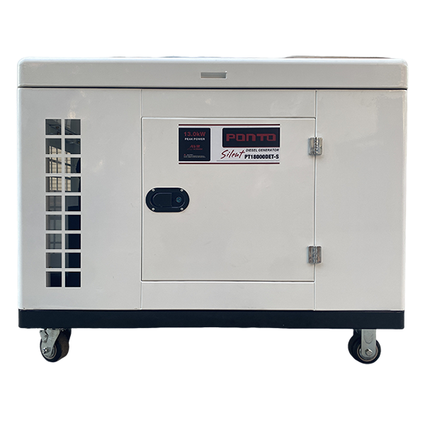 Generator insonorizat diesel Ponto PT18000DET-S, 12 kW, Trifazat, Motor 20 CP, Pornire Electrică, AVR [2]