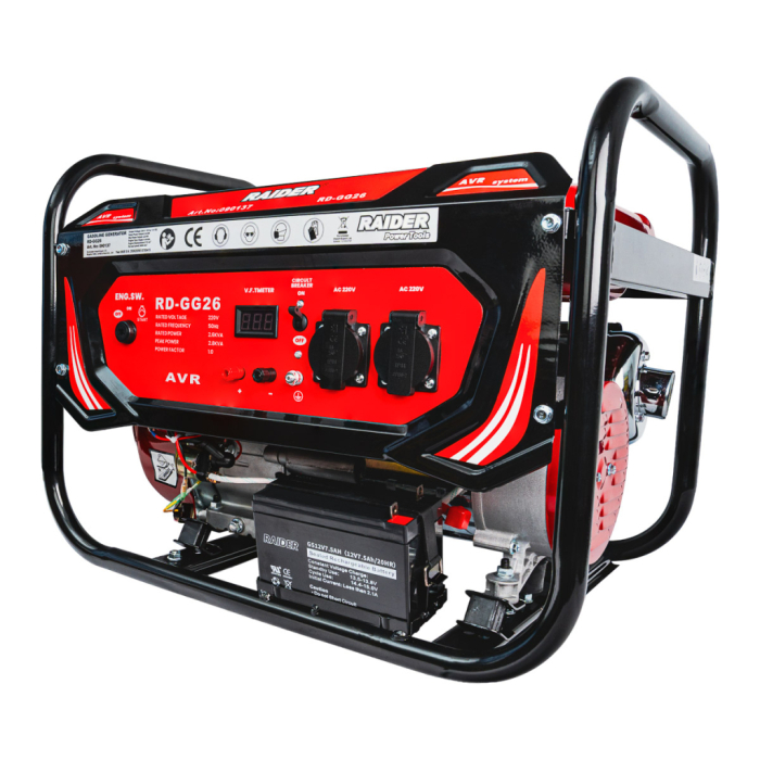 Generator pe benzina 2.8kW pornire cu cheie RD-GG26 [6]