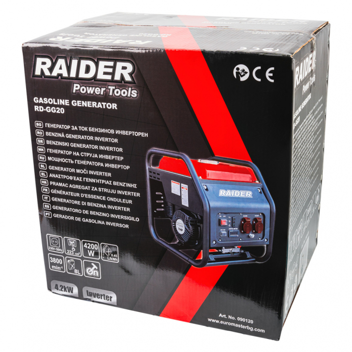 Generator pe Benzină 4.2kW Inverter RD-GG20 - Performanță Superioară, Economie de Combustibil și Design Compact [6]