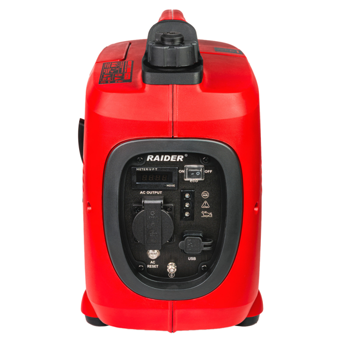 Generator pe benzină inverter RDP RD-GG24, 1.2 kW, 230V, funcționare silențioasă, priza 5V DC, pornire manuală [3]