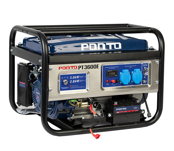 Generator pe benzina Ponto 3600Е XD, putere 3 kw, putere motor 7 CP, 212cm³ [3]