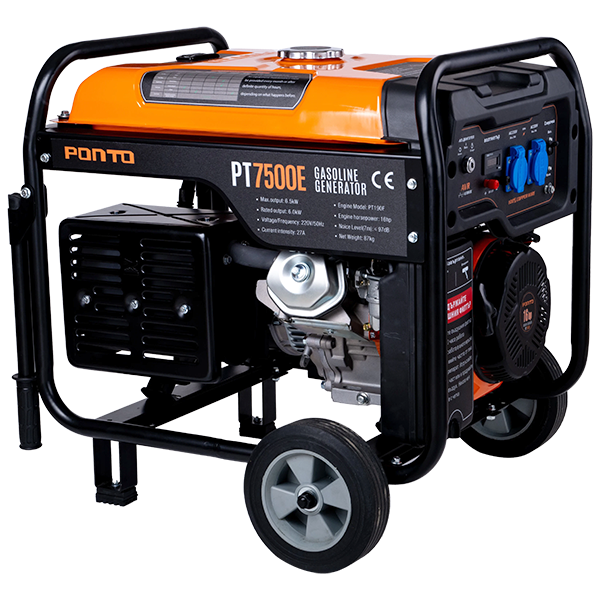 Generator pe benzina Ponto 7500E, putere 6.5 Kw, putere motor 15 cp, 420 cm³ [1]