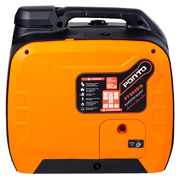 Generator pe benzina tip inverter Ponto PT2650iS, 2.5 kw, 98 cm³, rezervor 6.5 L [5]