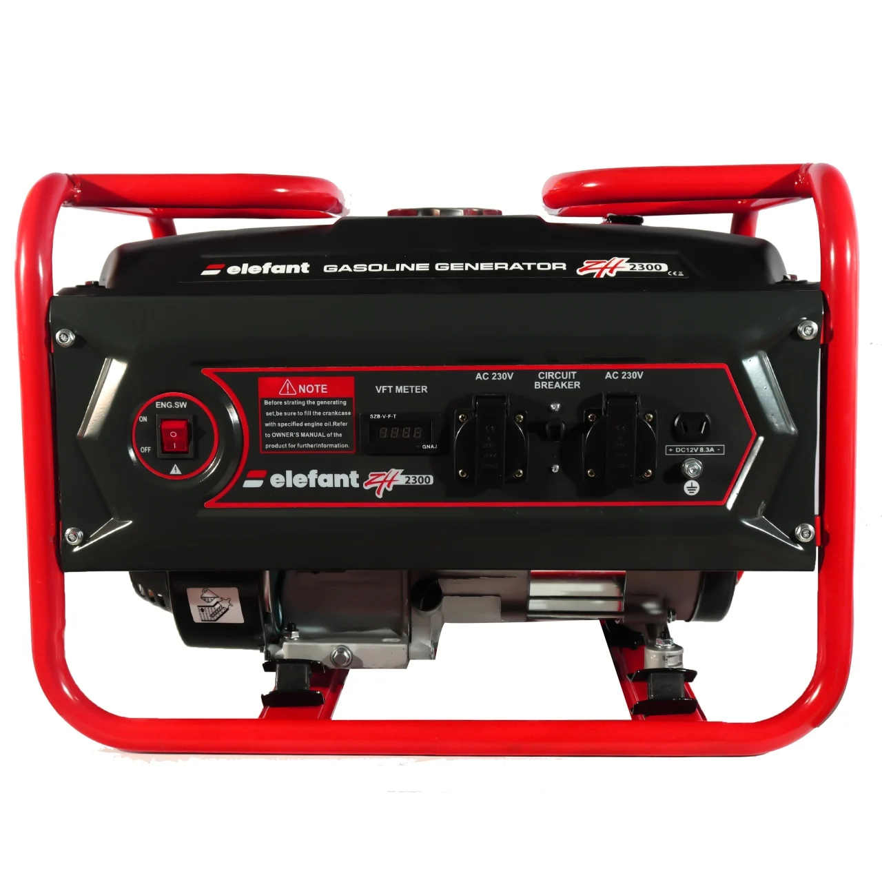 Generator pe benzina ZH2300 Elefant, iesire curent 2,3 kW, 6.5 CP, Siguranță de pornire [3]