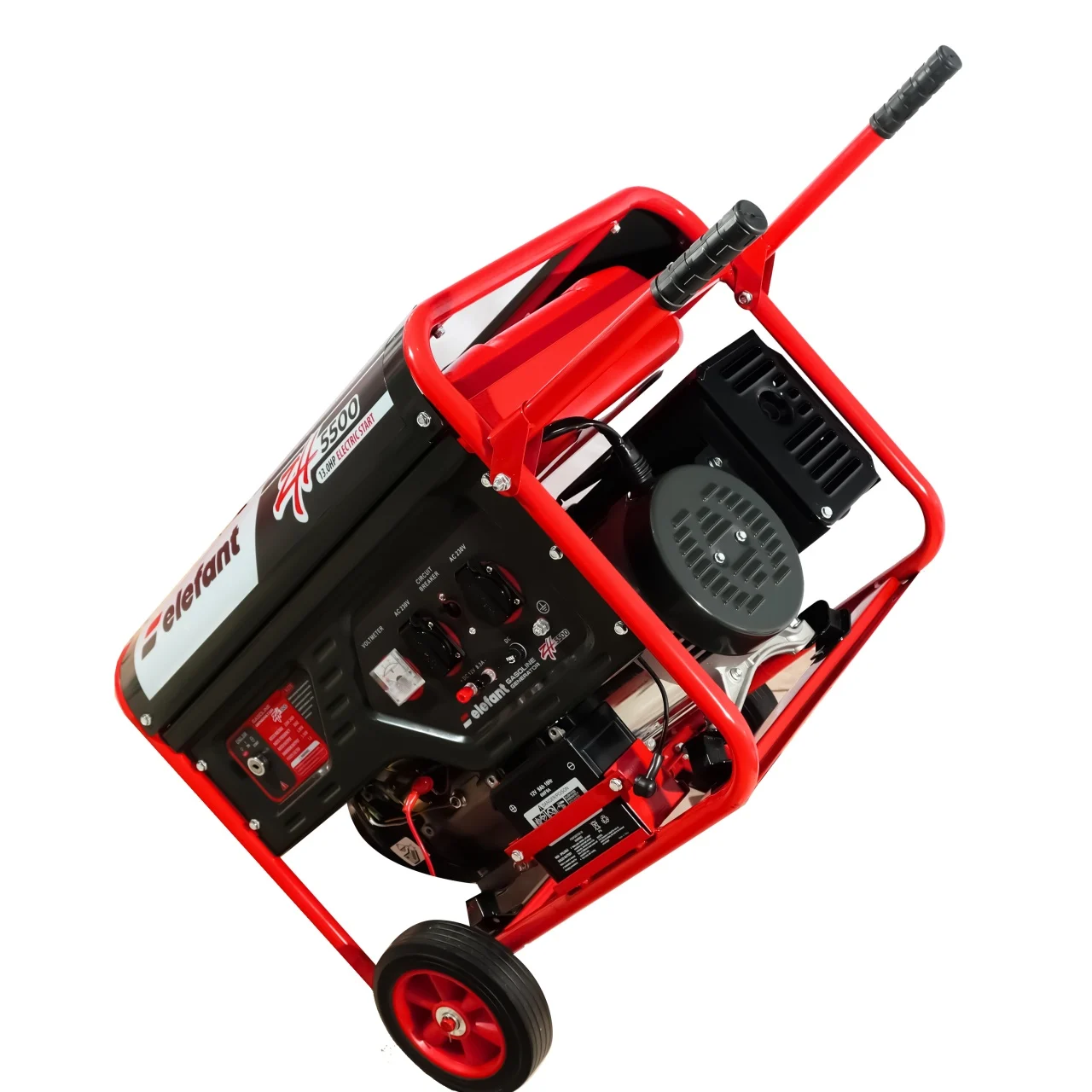 Generator pe benzina ZH5500 ELEFANT Ieșire curent 5,5 kW, 18 CP, pornire la cheie, 12 V [5]
