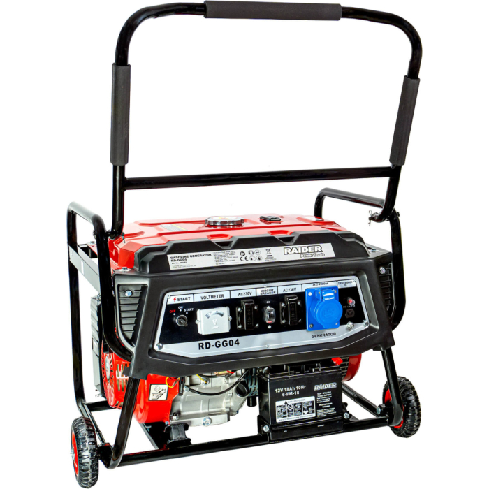 Generator Raider pe benzina 4 timpi, 5.5kW, pornire electrica, rezervor 25 L, RD-GG04 [3]