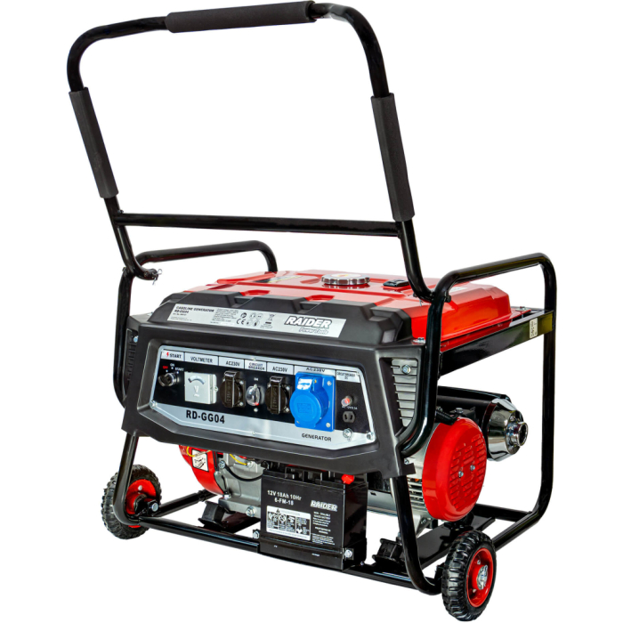 Generator Raider pe benzina 4 timpi, 5.5kW, pornire electrica, rezervor 25 L, RD-GG04 [2]
