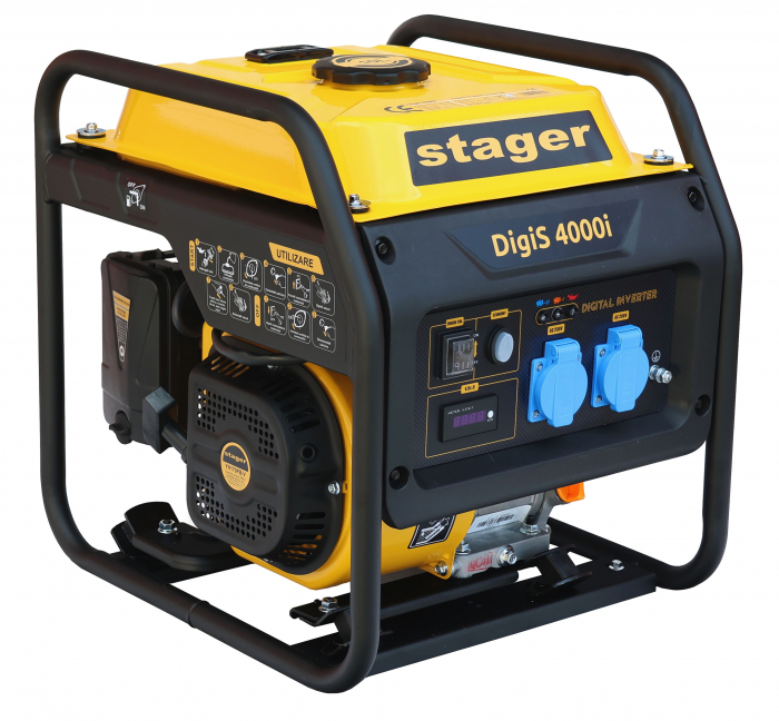 Generator Stager DigiS 4000i digital invertor open-frame 4kW, monofazat, benzina [1]