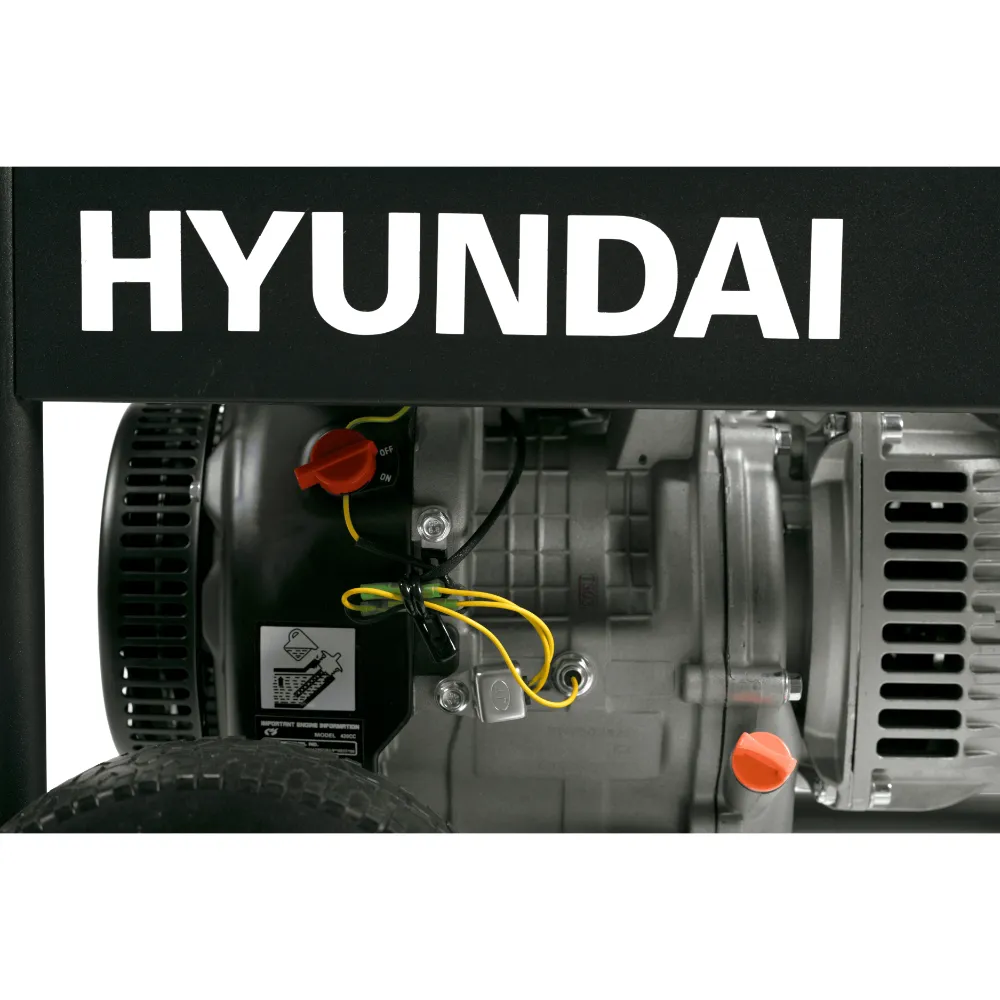 Generator de Curent Trifazat Hyundai HYKW220DC-3M cu Aparat de Sudură, 8.8 kVA, Motor OHV 4 Timpi, Alternator LINZ Electric, Electrozi până la 4 mm [5]
