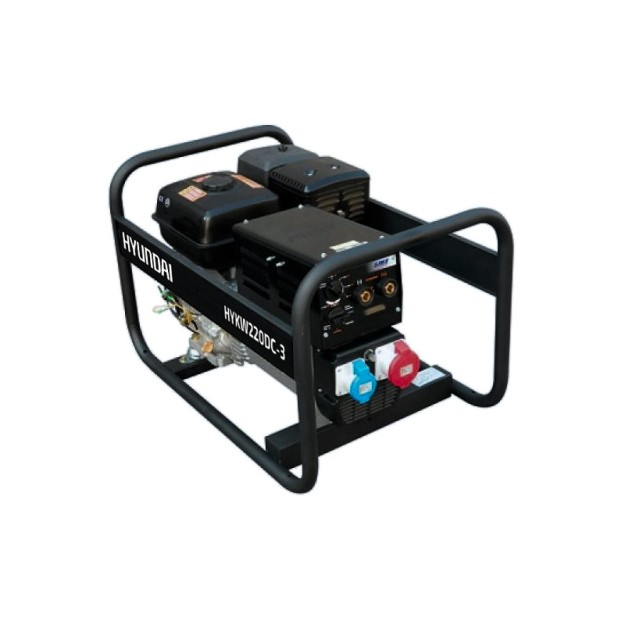 Generator trifazat cu sudura HYKW220DC-3M, 14 cp, 8.8 kVA, 400 V [2]