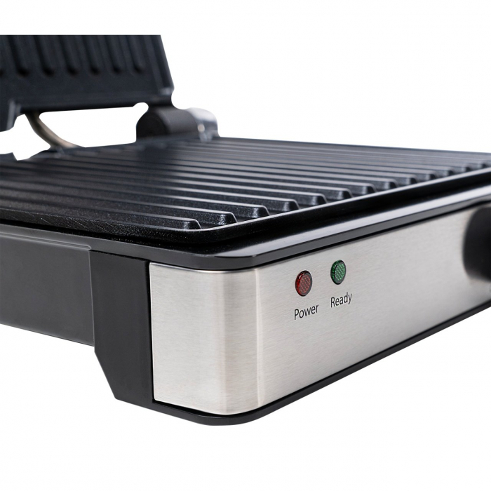 Gratar electric Vivax SM-2000X, 2000 W, Incalzire rapida, Termostat , Deschidere 90 si 180 grade, Suprafata anti-aderenta [4]