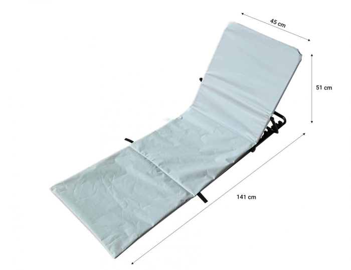 HEINNER COVOR PLAJA TIP SEZLONG-141*45*51CM, GREY [4]