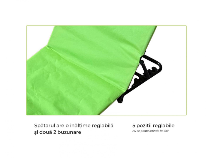 HEINNER COVOR PLAJA TIP SEZLONG-141*45*51CM, LIME [3]