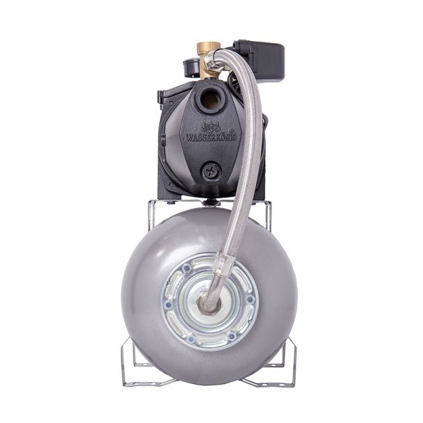 Hidrofor cu pompa autoamorsanta Wasserkonig FL415725, fonta, putere 800 W, debit 3420 l/h, inaltime refulare 41 m, vas de expansiune 24 l [4]