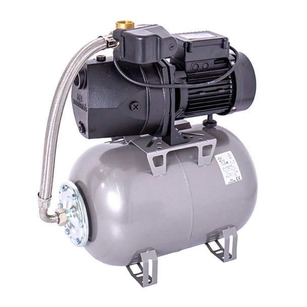Hidrofor cu pompa autoamorsanta Wasserkonig FL415725, fonta, putere 800 W, debit 3420 l/h, inaltime refulare 41 m, vas de expansiune 24 l [2]