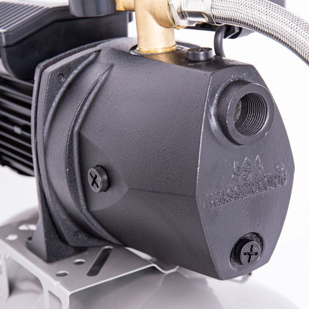Hidrofor cu pompa autoamorsanta Wasserkonig FL415725, fonta, putere 800 W, debit 3420 l/h, inaltime refulare 41 m, vas de expansiune 24 l [5]