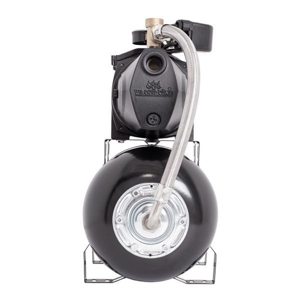 Hidrofor cu pompa autoamorsanta Wasserkonig FL497525, fonta, putere 950 W, debit 4500 l/h, inaltime refulare 49 m, vas de expansiune 24 l [4]
