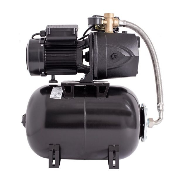 Hidrofor cu pompa autoamorsanta Wasserkonig FL497525, fonta, putere 950 W, debit 4500 l/h, inaltime refulare 49 m, vas de expansiune 24 l [3]