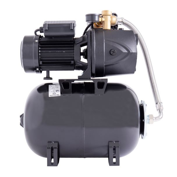 Hidrofor cu pompa autoamorsanta Wasserkonig FL508225, fonta, putere 1200 W, debit 4920 l/h, inaltime refulare 50 m, vas de expansiune 24 l [3]