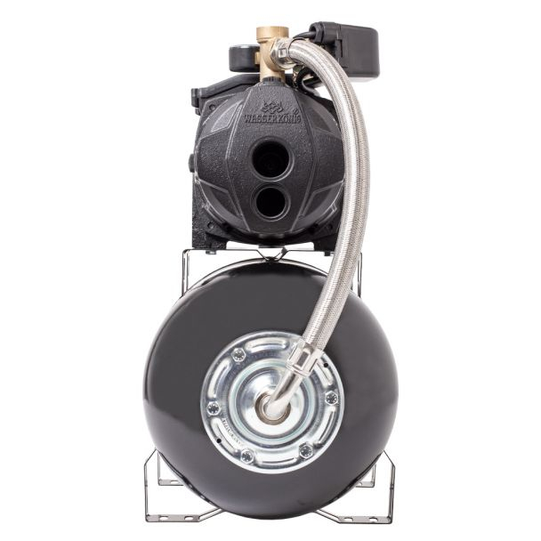 Hidrofor cu pompa de mare adancime Wasserkonig FA425225, putere 950 W, debit 3120 l/h, inaltime refulare 42 m, aspiratie 25 m, vas de expansiune 24 litri [5]