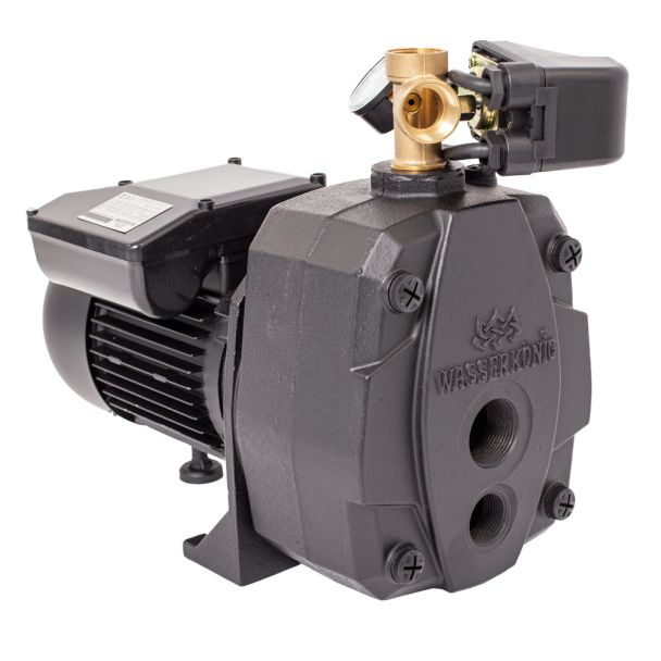 Hidrofor cu pompa de mare adancime Wasserkonig FA684825, putere 1500 W, debit 2880 l/h, inaltime refulare 68 m, aspiratie 40 m, vas de expansiune 24 litri [2]