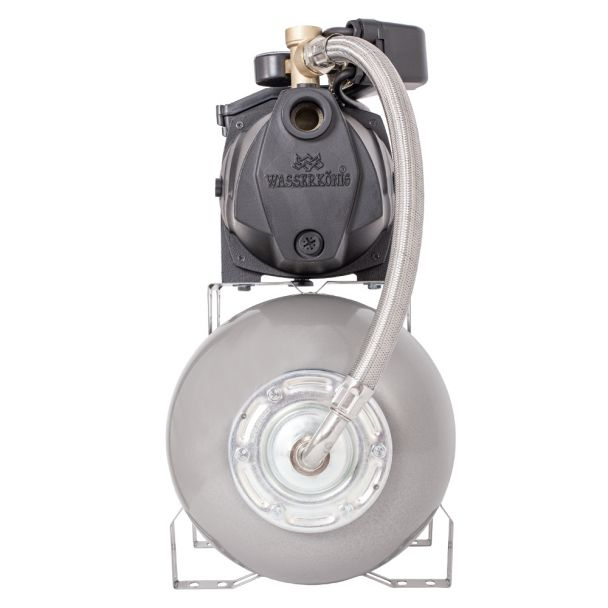Hidrofor cu pompa fonta autoamorsanta Wasserkonig 25LM5.2-57, putere 1400 W, debit 5220 l/h, inaltime refulare 57 m, vas de expansiune 24 l [4]