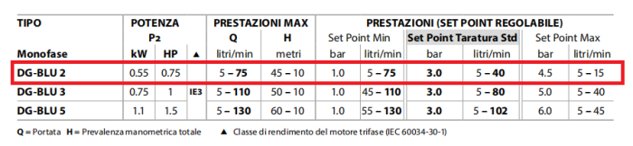 Hidrofor electronic cu inverter Pedrollo DG-BLU 2, 0.6 kW, debit 75 l/min, presiune constantă 3 bar [2]