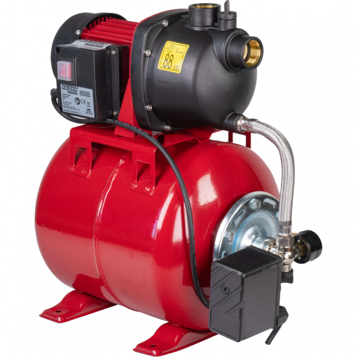 Hidrofor Raider, putere 800W, 1" , debit  53L/min,  3bar, refulare 40m, RD-WP800Z [2]